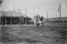 Wild West Polo, Coney Isl., between c1910 and c1915. Creator: Bain News Service.