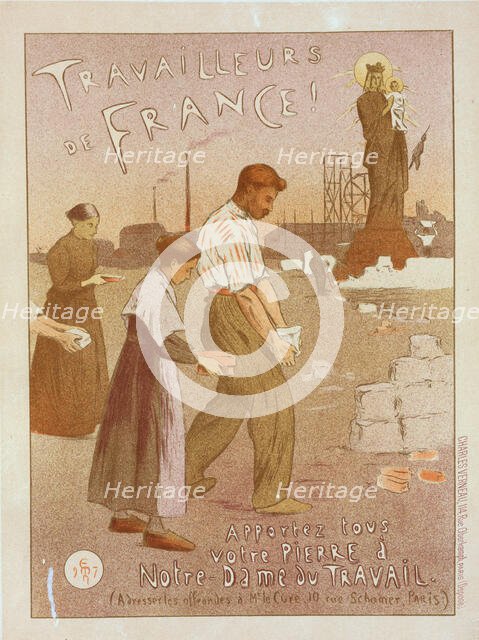 Affiche pour : "Notre-Dame du Travail"., c1900. Creator: Etienne Moreau-Nelaton.