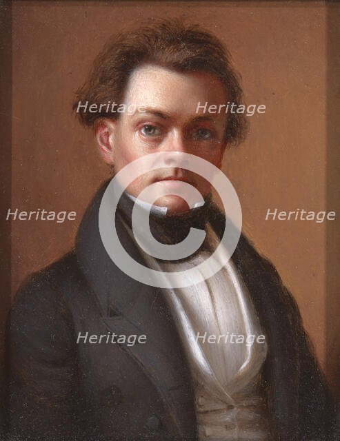 Self-Portrait, ca. 1850. Creator: Oliver Tarbell Eddy.