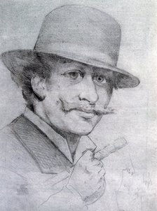 'Self-portrait by André Gill', 1883, (1927). Artist: Andre Gill