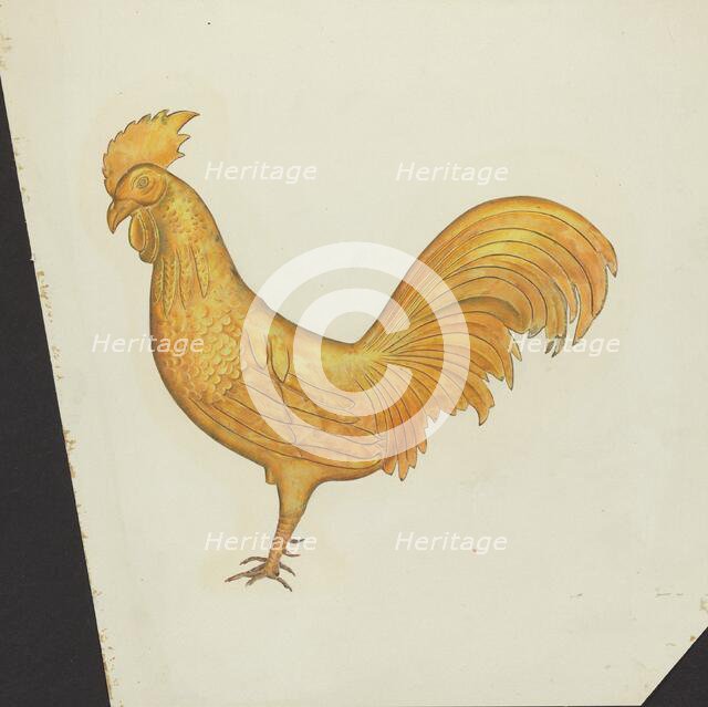 Cock Weather Vane, 1935/1942. Creator: Unknown.