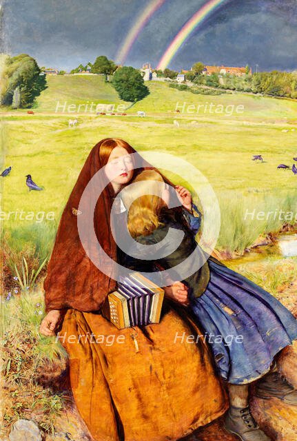 The Blind Girl, 1856. Creator: John Everett Millais.