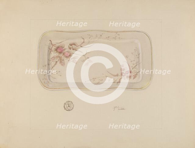 Dinner Tray, c. 1937. Creator: Joseph Sudek.
