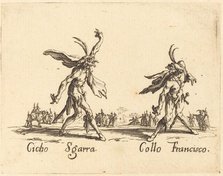 Cicho Sgarra and Collo Francisco, c. 1622. Creator: Jacques Callot.