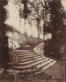 The Steps at Saint-Cloud, 1906. Creator: Eugene Atget.