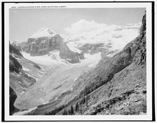 Victoria Glacier with Mts. Lefroy and Victoria, Alberta, c1902. Creator: Unknown.
