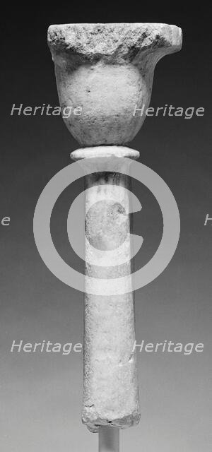 Fragment of the Neck and Mouth of a Funerary Lekythos, 4th century BC. Creator: Unknown.