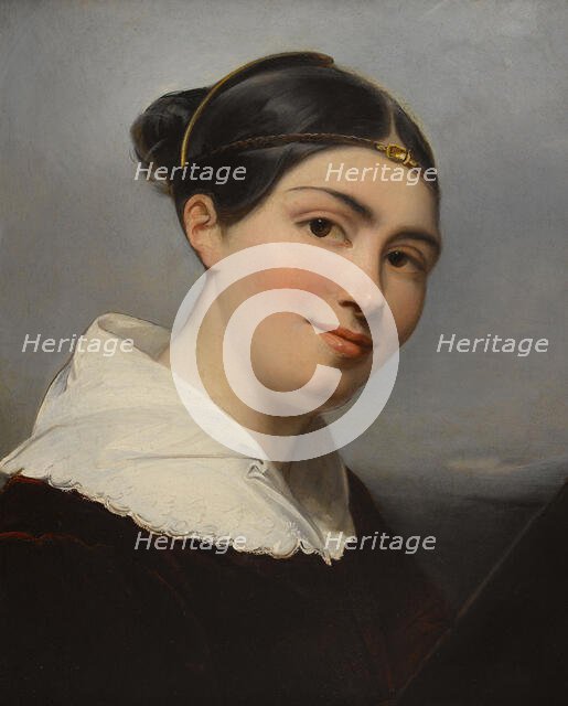 Portrait of Julie Duvidal de Montferrier (1797-1865), 1830. Creator: Gérard, François Pascal Simon (1770-1837).