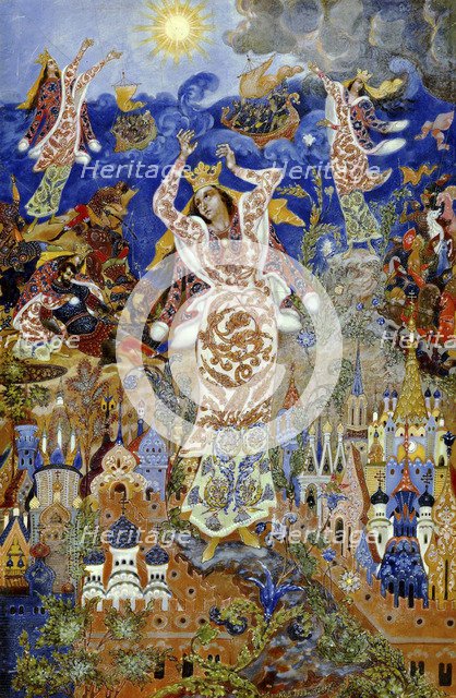 Yaroslavna's Lament, 1932-1933.  Creator: Golikov, Ivan Ivanovich (1886-1937).