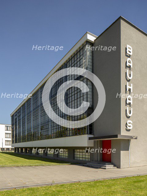 The Bauhaus building, Dessau, Germany, 2018.  Artist: Alan John Ainsworth.