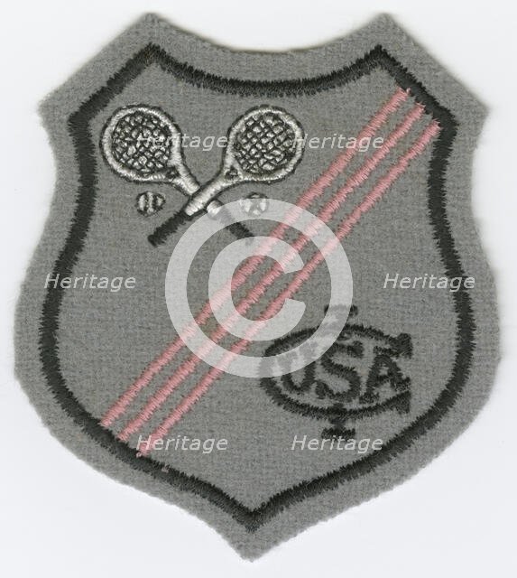 Patch for the International Lawn Tennis Club of the United States, 1980. Creator: Unknown.