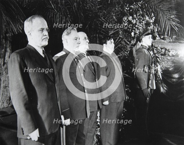 Funeral of Joseph Stalin, Moscow, USSR, March 1953. Artist: Unknown