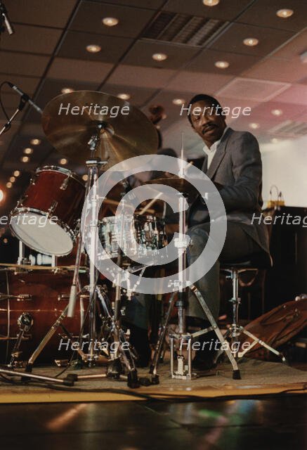 Alvin Queen, Jazz Inn Party, Nordwijk, Netherlands, 1989. Creator: Brian Foskett.