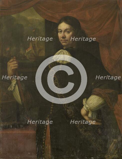 Portrait of Cornelis Jacobsz de Boer, Captain in the Navy, 1674. Creator: Jan van Neck.