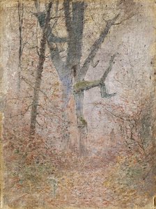 Sketch of Autumn Forest, 1880-1900. Creator: Ladislav Mednyanszky.
