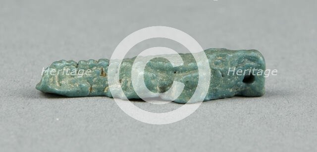 Amulet of a Crocodile, Egypt, Third Intermediate-Late Period (about 1069-332 BCE). Creator: Unknown.