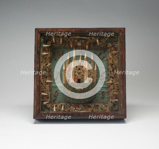 Shadow Box: Castle, Spain, 1693. Creator: Unknown.