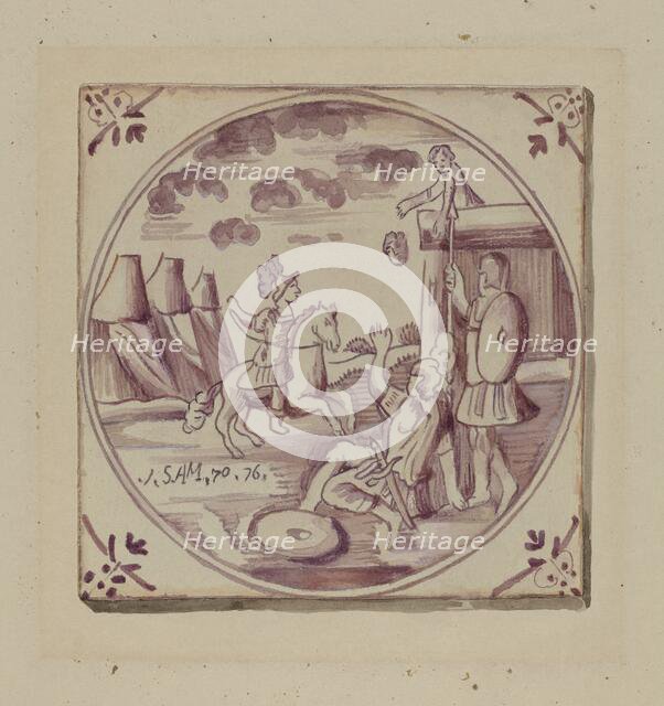 Fireplace Tile, c. 1936. Creator: John Dixon.