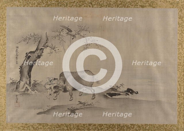 Album of Copies of Chinese Paintings, 17th century. Creator: Kanô Yôboku Tsunenobu.