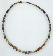 Beaded Necklace, Frankish, 5th-7th century. Creator: Unknown.