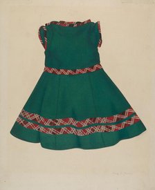 Child's Dress, 1935/1942. Creator: Mary D. Porter.