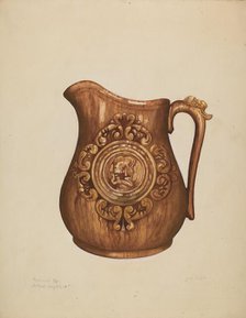 Pitcher, c. 1936. Creator: Samuel O. Klein.