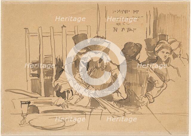 The Railway Restaurant, c. 1879. Creator: Edouard Manet.