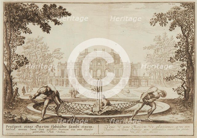 Prospect of a garden building, 1725. Creator: Fischer von Erlach; Joseph Emanuel; the Younger (1693-1742).