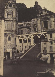 Amalfi, Cathedral, 1853. Creator: Firmin-Eugène Le Dien.