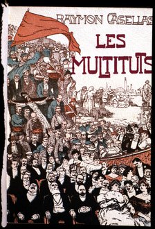 Cover of 'Les Multituds', collection of stories, edition printed in Barcelona in 1906, work by th…