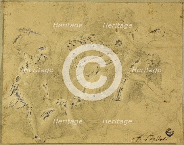 Rape of the Sabines, 18th century. Creator: Unknown.