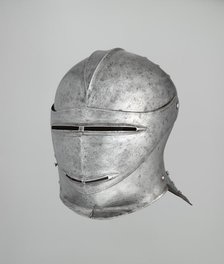 Close Helmet, Austrian, Innsbruck, ca. 1505-10. Creator: Hans Maystetter.
