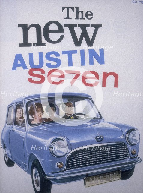 Poster advertising Austin cars, 1959. Artist: Unknown