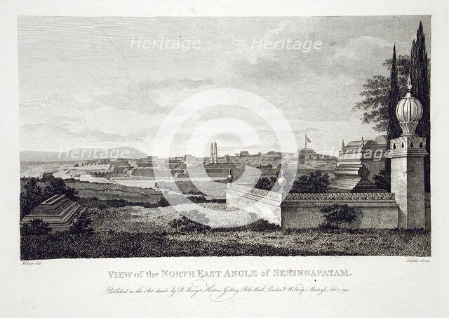 View of the North East Angle of Seringapatam, 1794. Creator: Robert Home.