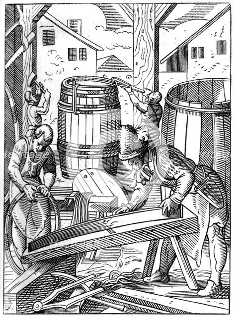 Cooper, 16th century (1849).Artist: Jost Amman