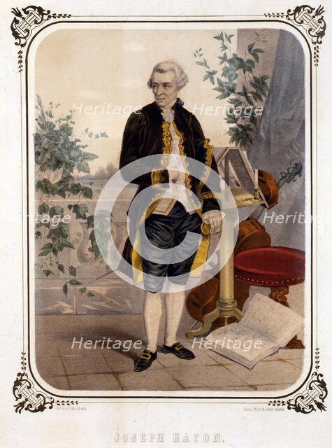 Portrait of the composer Joseph Haydn (1732-1809). Creator: Anonymous.