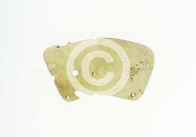 Pendant with Dragon Head, Western Zhou period, 11th/10th century B.C. Creator: Unknown.