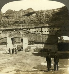 'Magnificent peristyle of the Baths of Caracalla (east), Rome, Italy', c1909. Creator: Unknown.