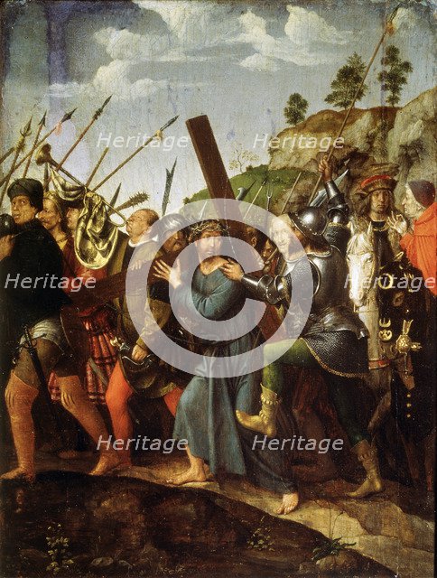 'Christ Carrying the Cross', c1518-c1525. Artist: Michael Sittow