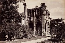 Sir Walter Scott's Tomb, Dryburgh Abbey, between 1870 and 1880. Creator: George Washington Wilson.
