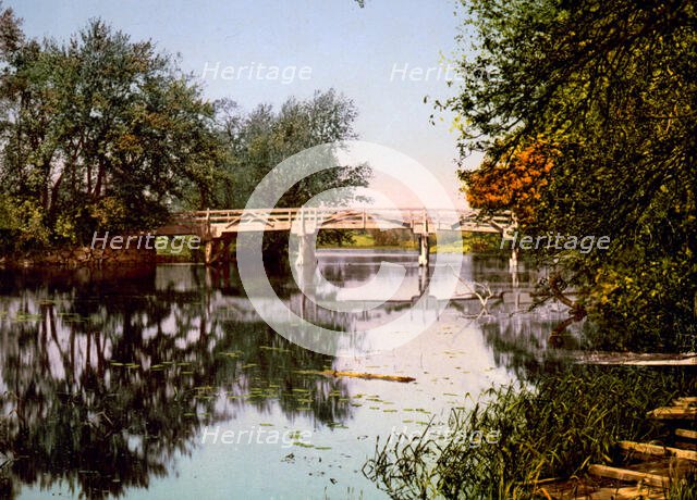 The Old Bridge, Concord, c1900. Creator: Unknown.