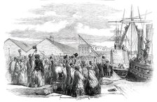 The Landing of Lord Gough at Southampton, 1850. Creator: Unknown.