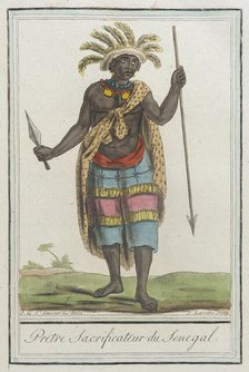 Costumes de Différents Pays, 'Pretre Sacrificateur du Senegal', c1797. Creator: Jacques Grasset de Saint-Sauveur.