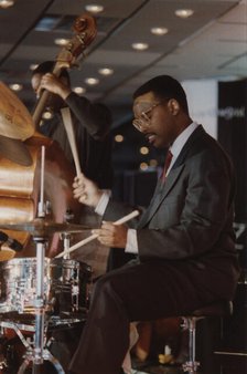 Tony Reedus, Jazz Inn Party, Nordwijk, Netherlands, 1989. Creator: Brian Foskett.