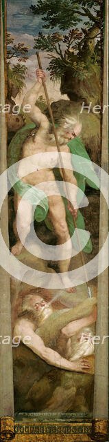 North Wind, ca 1581. Creator: Bril, Mathijs (1550-1583).