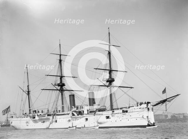 U.S.S. Chicago, between 1890 and 1901. Creator: Unknown.