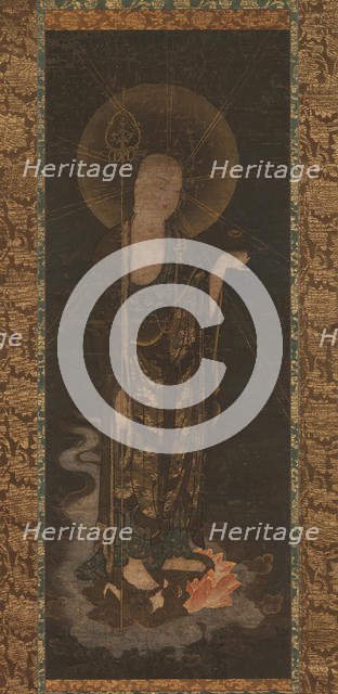 Welcoming Descent of Jizo, early 14th century. Creator: Unknown.