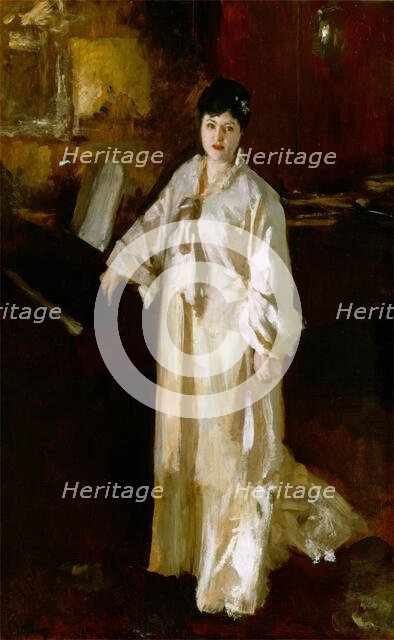Judith Gautier, c1885. Creator: John Singer Sargent.