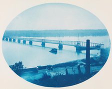 No. 207. Wabash Rail Road Bridge at Keokuk, Iowa, 1885. Creator: Henry Bosse.