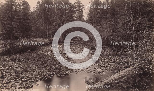Marion River at Bassett's Camp, c. 1885. Creator: Seneca Ray Stoddard.